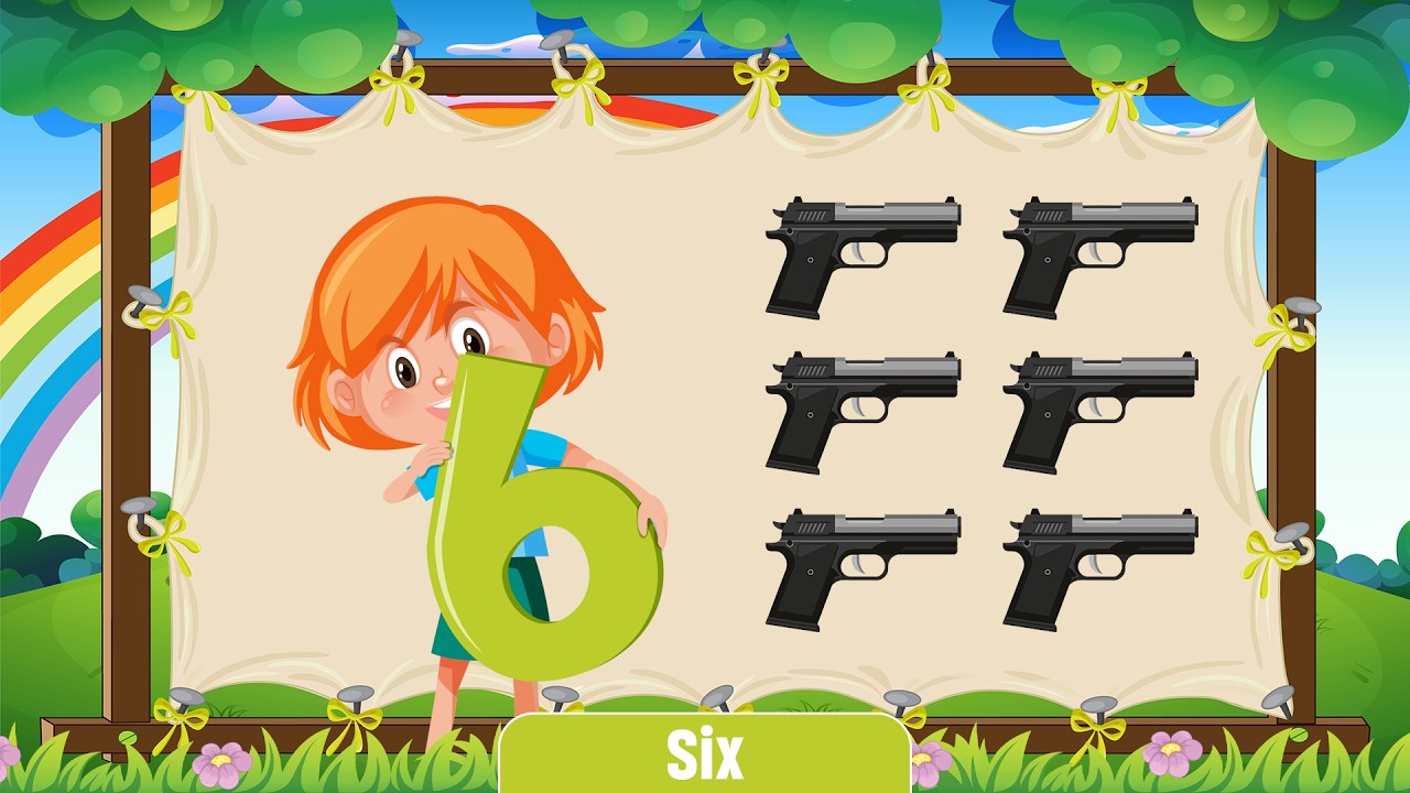 Learn Numbers and Counting 1 to 10 Flashcards | Number Names for Kids
