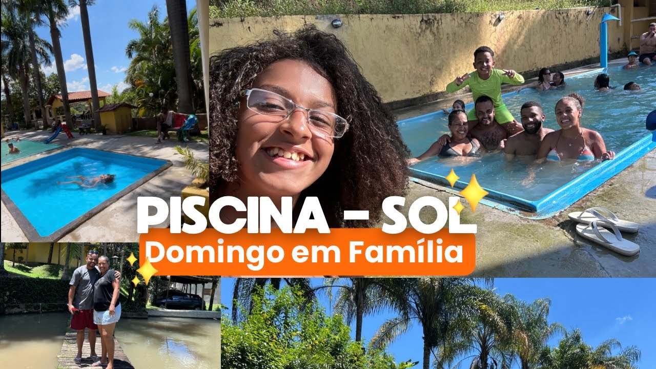Domingo em Família / Piscina - Sol☀️ 