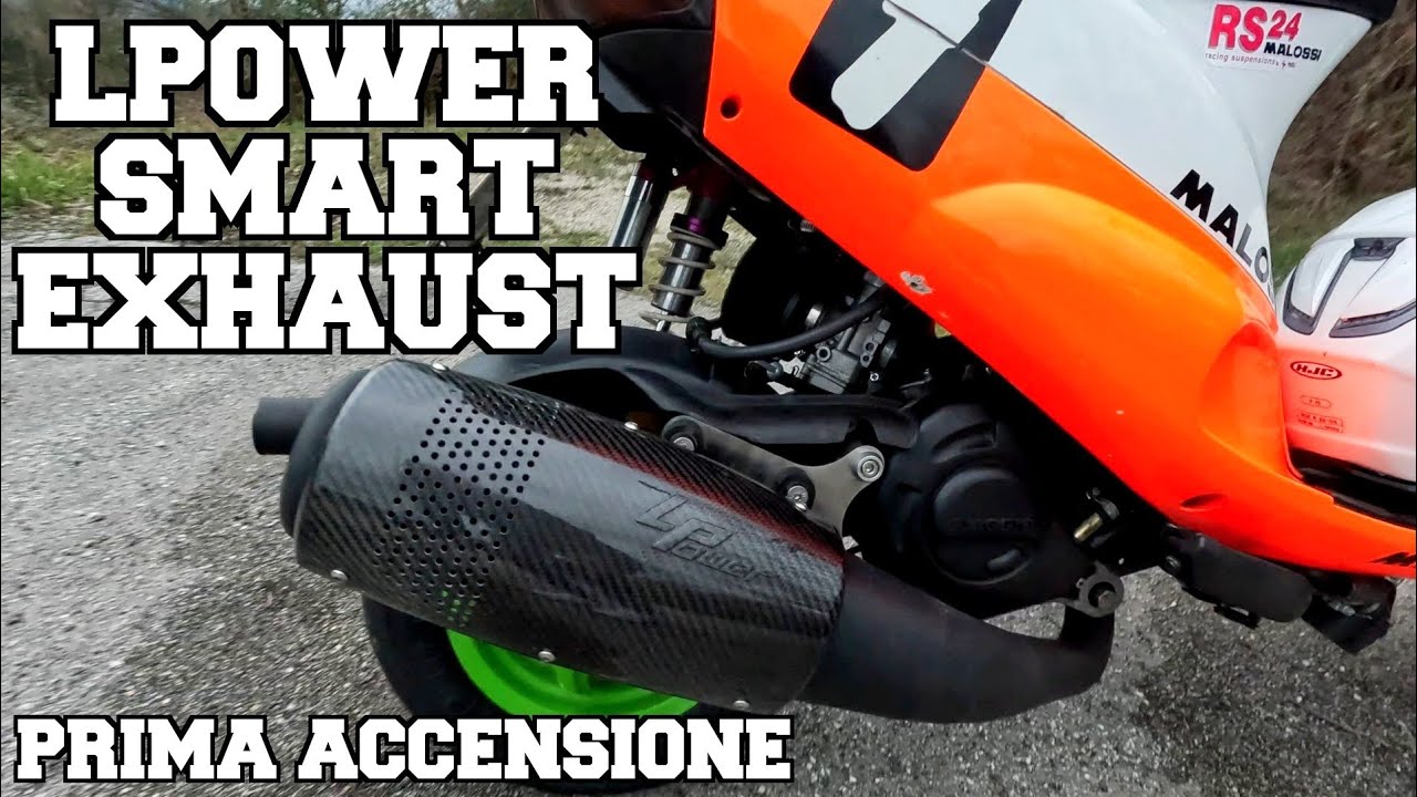 Marmitta LPower Smart Exhaust - Prima accensione su ZIP SP 172 MALOSSI MHR Gilera Runner 125 180 2t