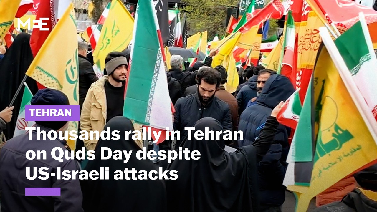 Thousands rally in Tehran on Quds Day despite US-Israeli attacks
