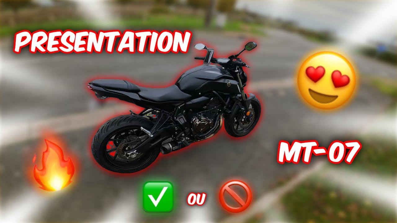 MA PREMIÈRE BALADE EN MT-07 !!! (présentation, avis...)