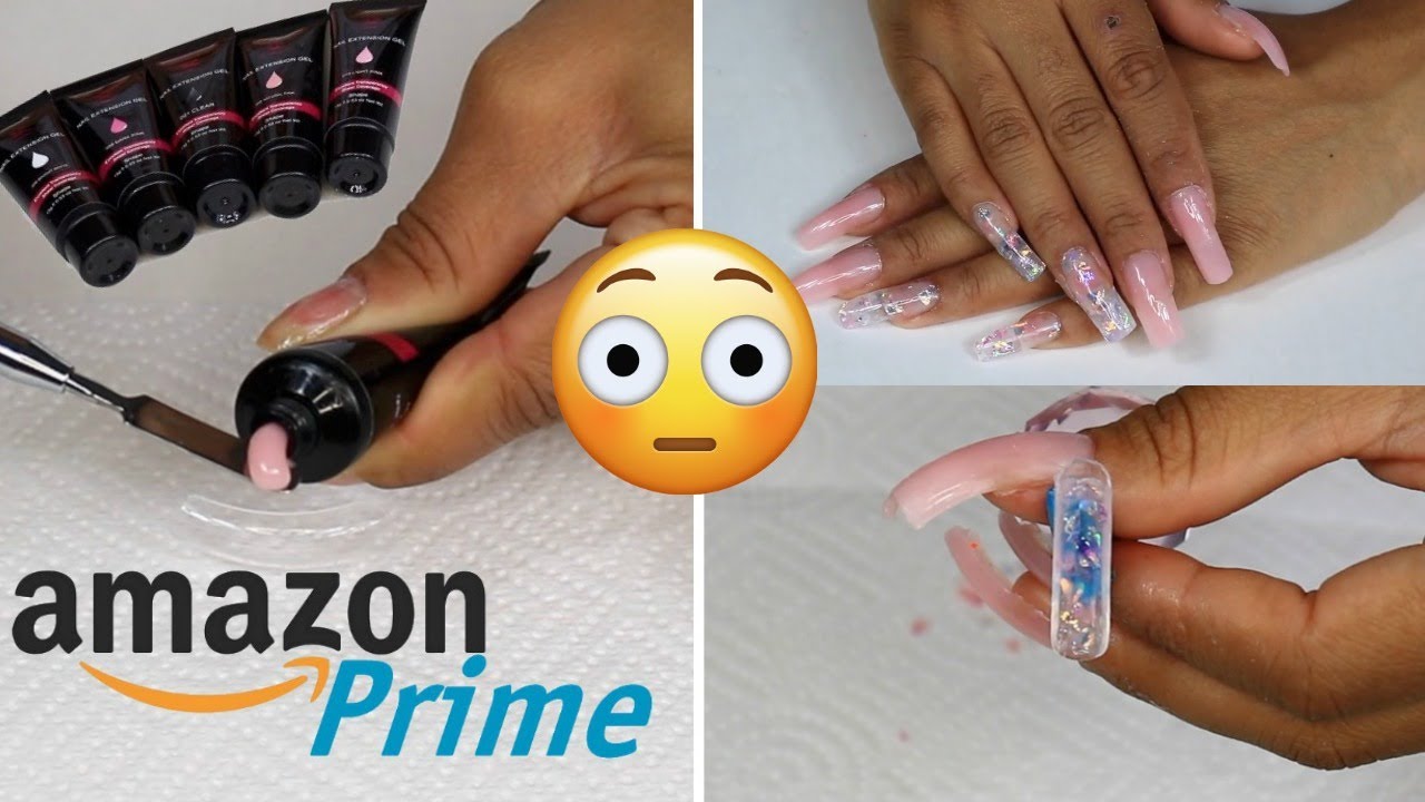 How To Do Nails at Home! | How to Polygel Nail Tutorial + Encapsulated Flakes