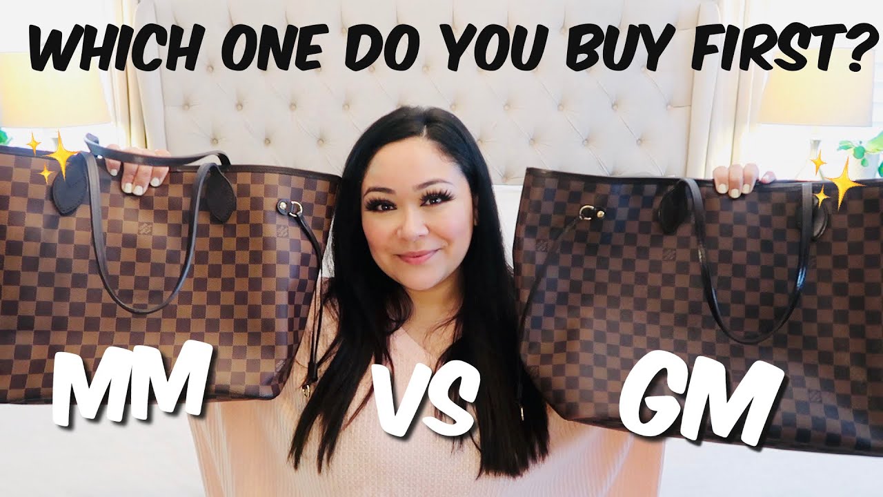 LOUIS VUITTON NEVERFULL MM VS. GM | WHICH SHOULD YOU GET GET FIRST?!🤔