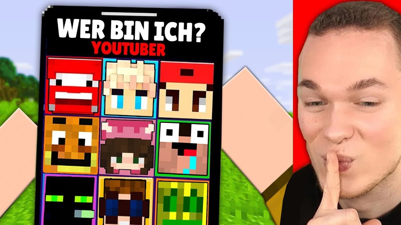 Minecraft ERRATE DEN YOUTUBER! 🤔 (iCrimax, Paluten..)