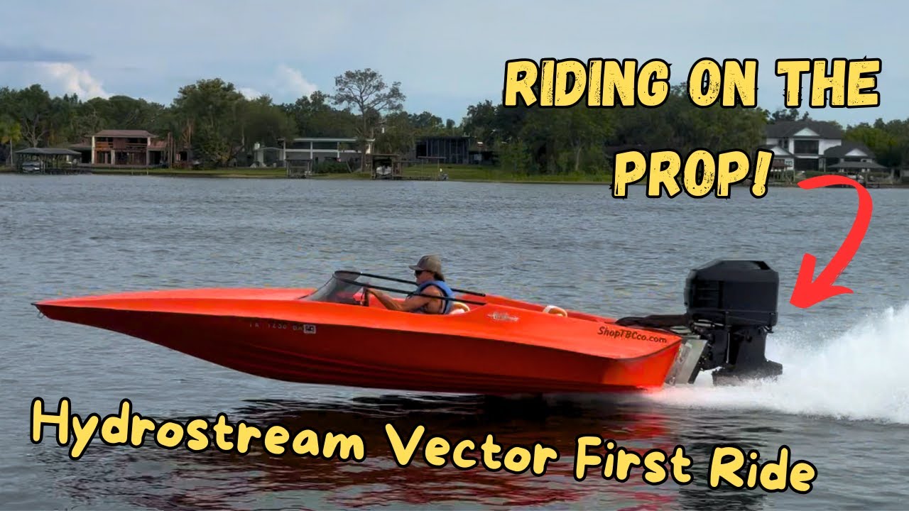 FINALLY Orange Peel In The Lake And It RIPS! 1978 Hydrostream Vector