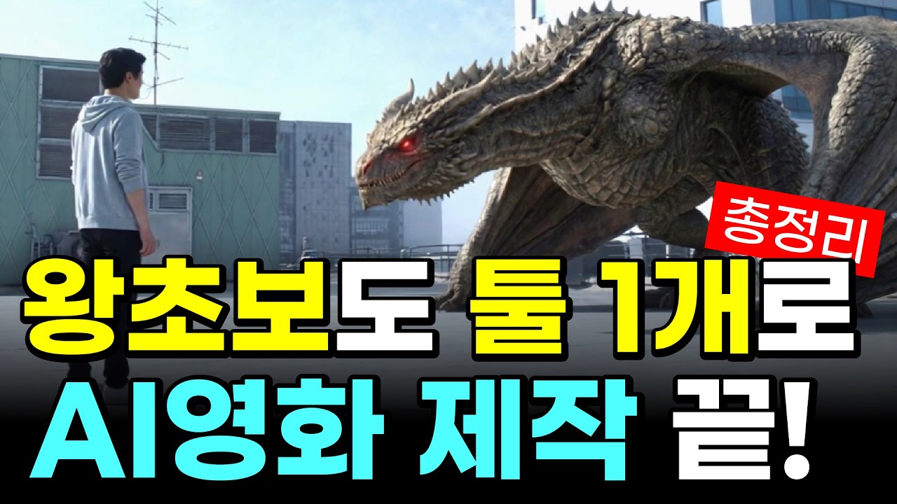 [10분컷] 2026년 AI 영상 제작 끝판왕! 방구석에서 AI 딱 하나로 영화 한 편 뚝딱 만드는 사용방법