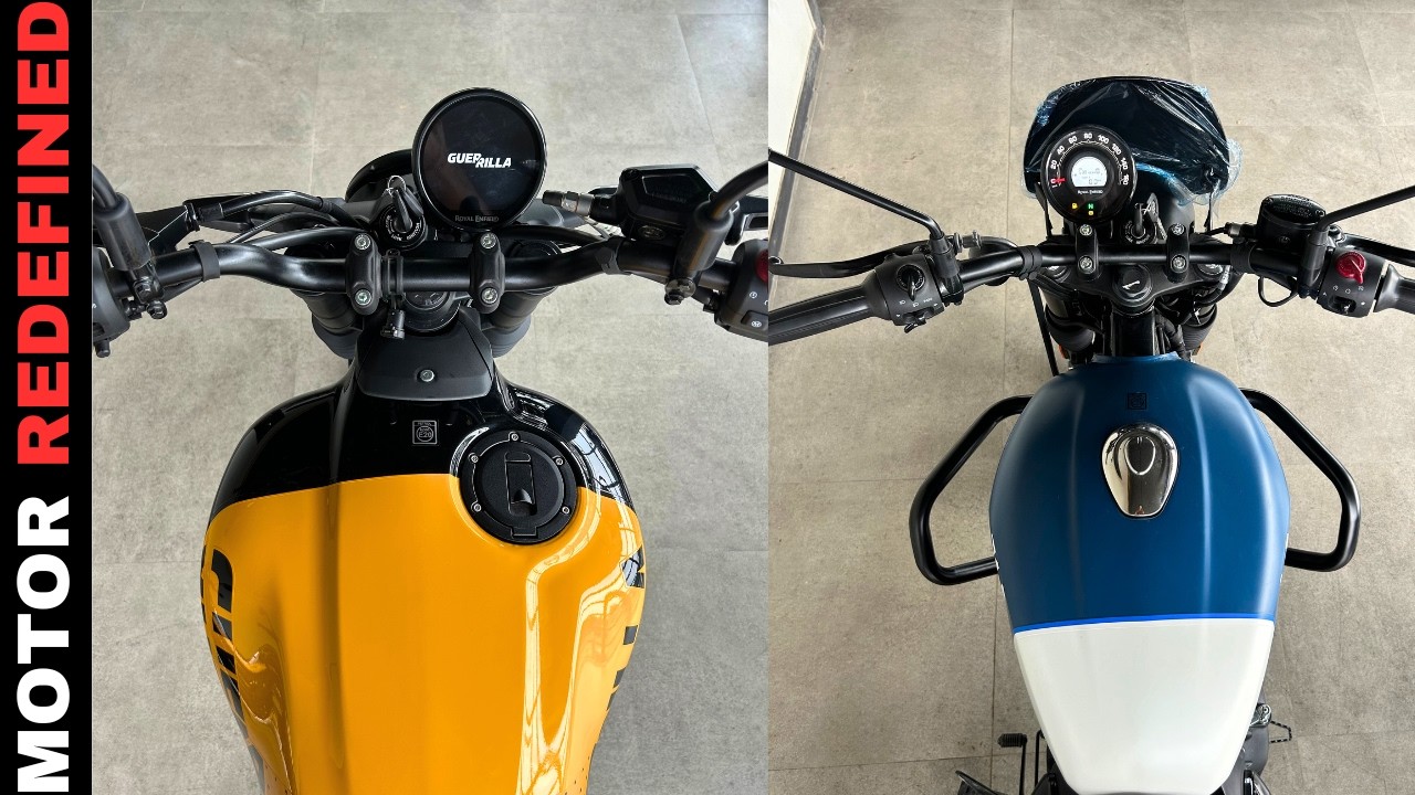 2024 Royal Enfield Guerrilla 450 Vs Hunter 350 Comparison | Roadsters Compared.