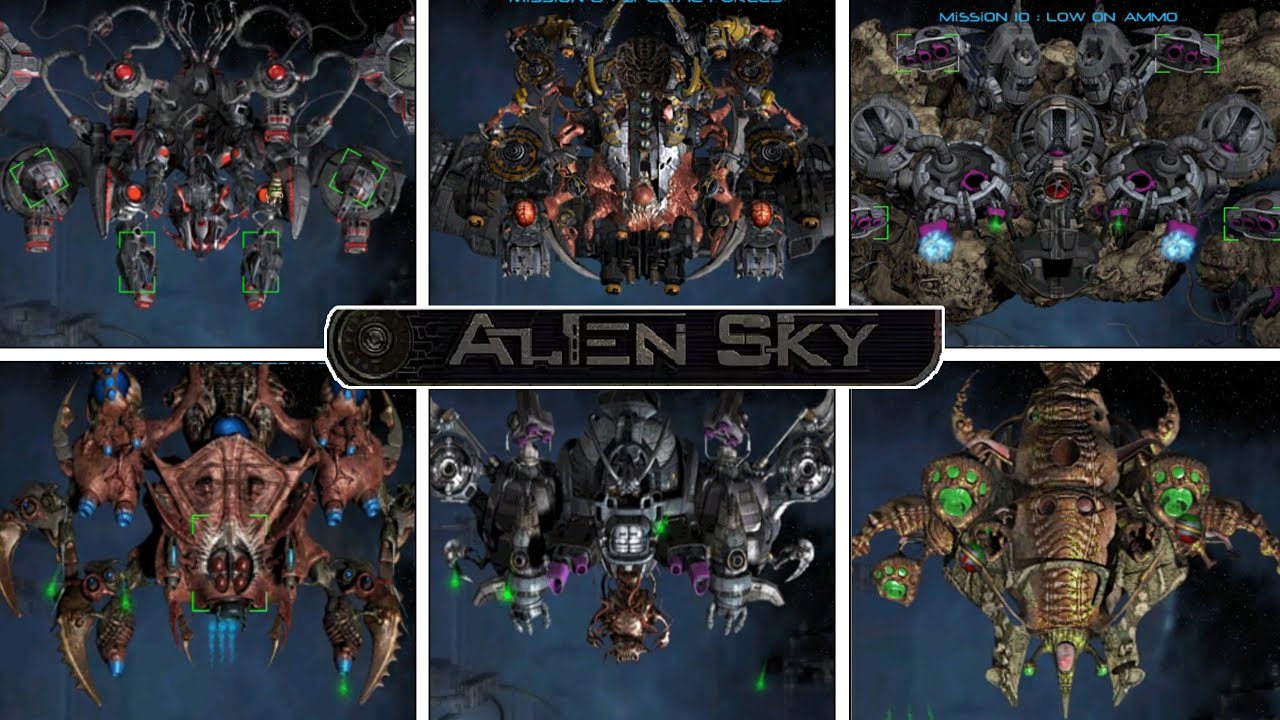 Alien Sky All Bosses No Death | Childhood Nostalgia Games💥✈️