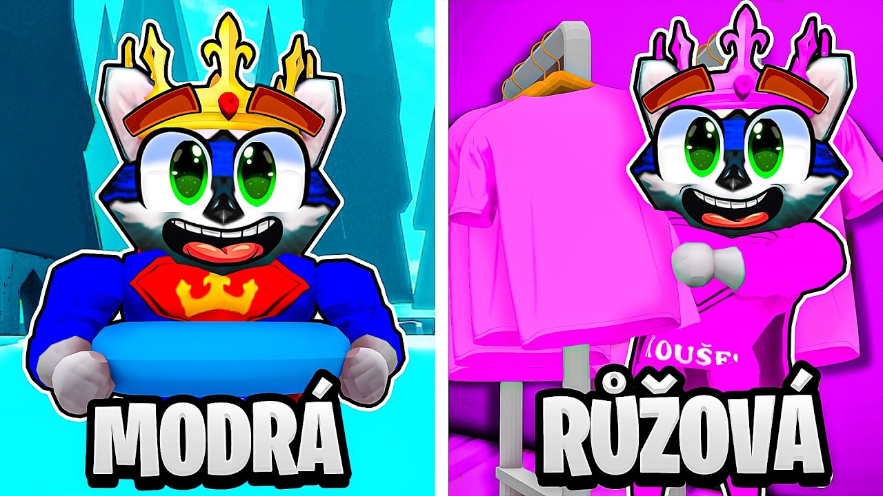 MŮJ ŽIVOT YOUTUBERA podle BAREV v Robloxu!