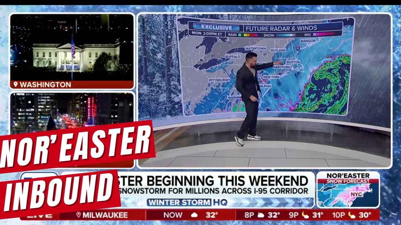 Bombing Nor'easter Will Bring Snow From Washington, D.C. To New York City And Through Boston