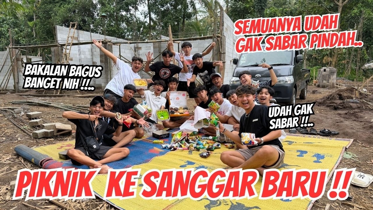 UDAH SIAP PINDAHAN KE SANGGAR BARU !! Kita tour yuk sambil piknik seru
