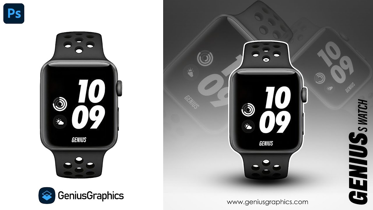 Creative Product Manipulation in Photoshop | Watch Product ⌚