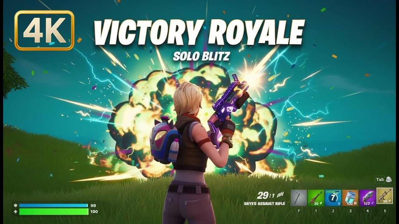 Fortnite Solo Blitz Mode Victory Royale &ndash; Epic Gameplay!