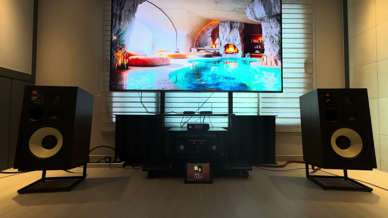 JBL L100 mk2+Mark Levinson 5805