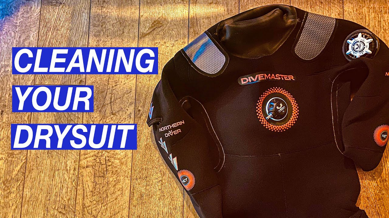 HOW TO CLEAN A DRYSUIT | How to clean your drysuit | Scuba Diving Kit  Maintenance