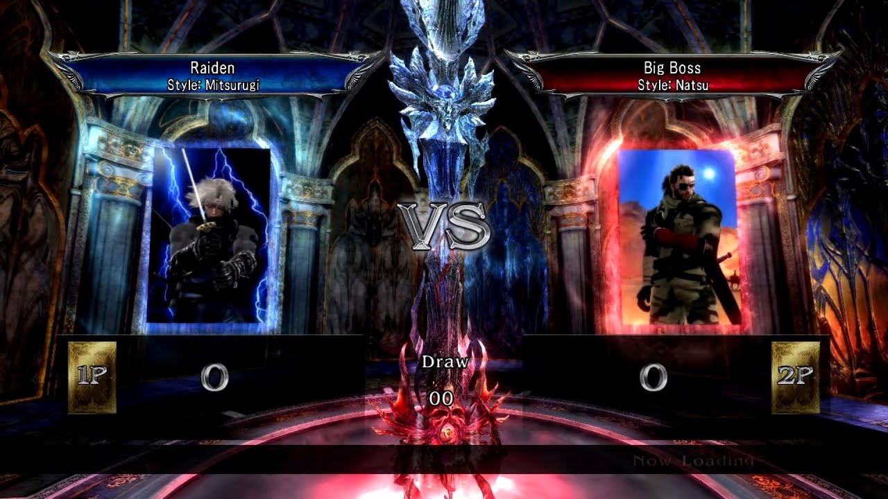 Soul Calibur V Big Boss vs Raiden