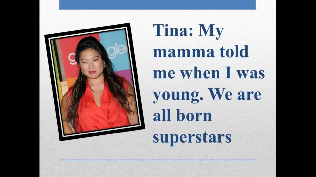 Born This Way Glee Lyrics