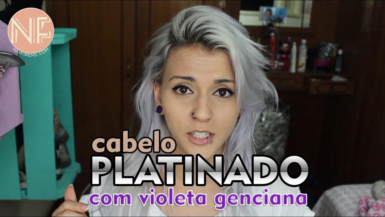 [Tutorial] Como platinar o cabelo em casa com Violeta Genciana