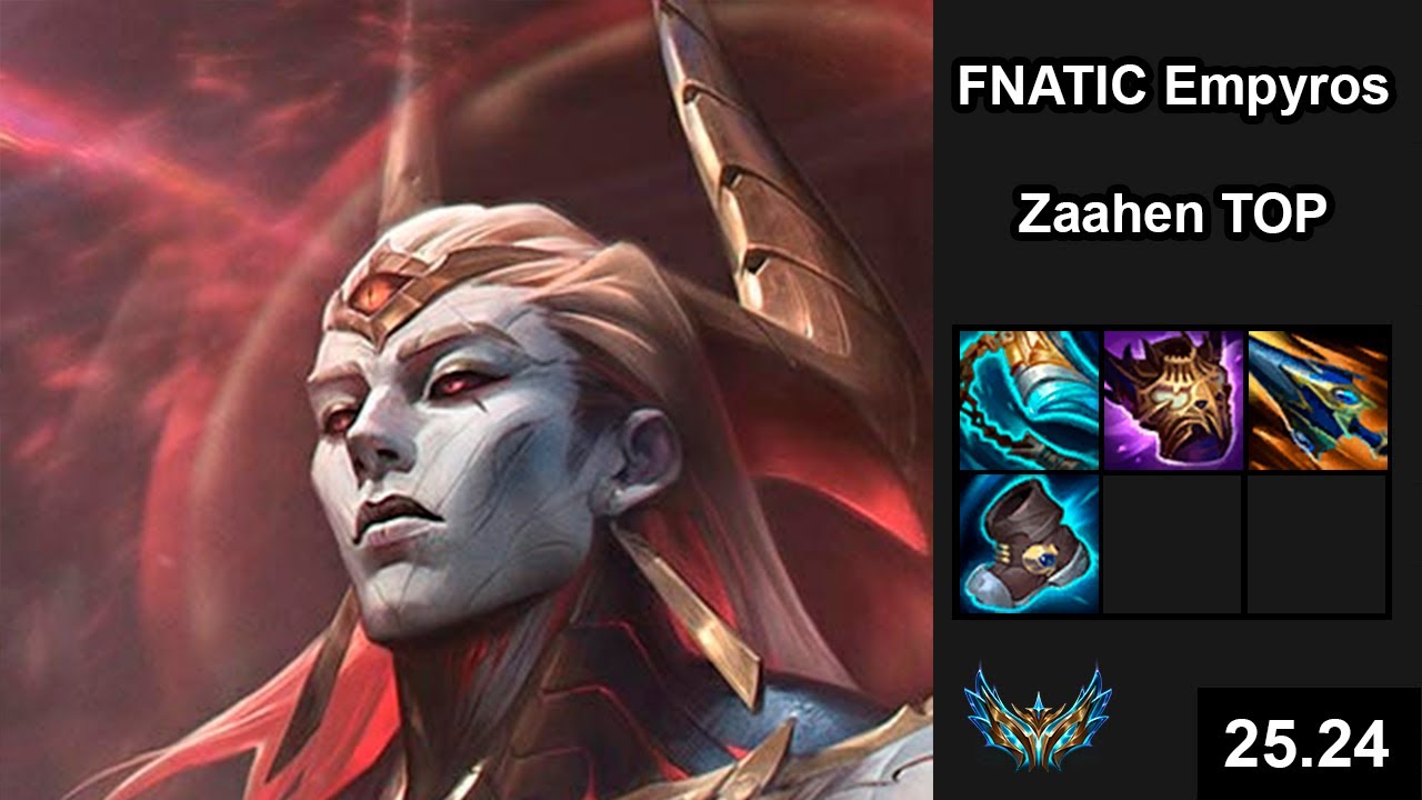 FNATIC Empyros (Zaahen) vs (Teemo) - EUW Challenger - Patch 25.24