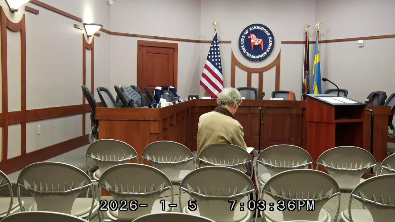 Lindsborg City Council January 5, 2026