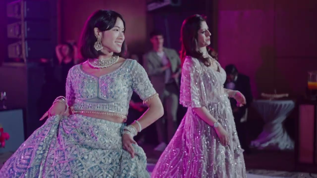 Sangeet Surprise: Sisters of the Bride & Groom Set the Stage on Fire!
