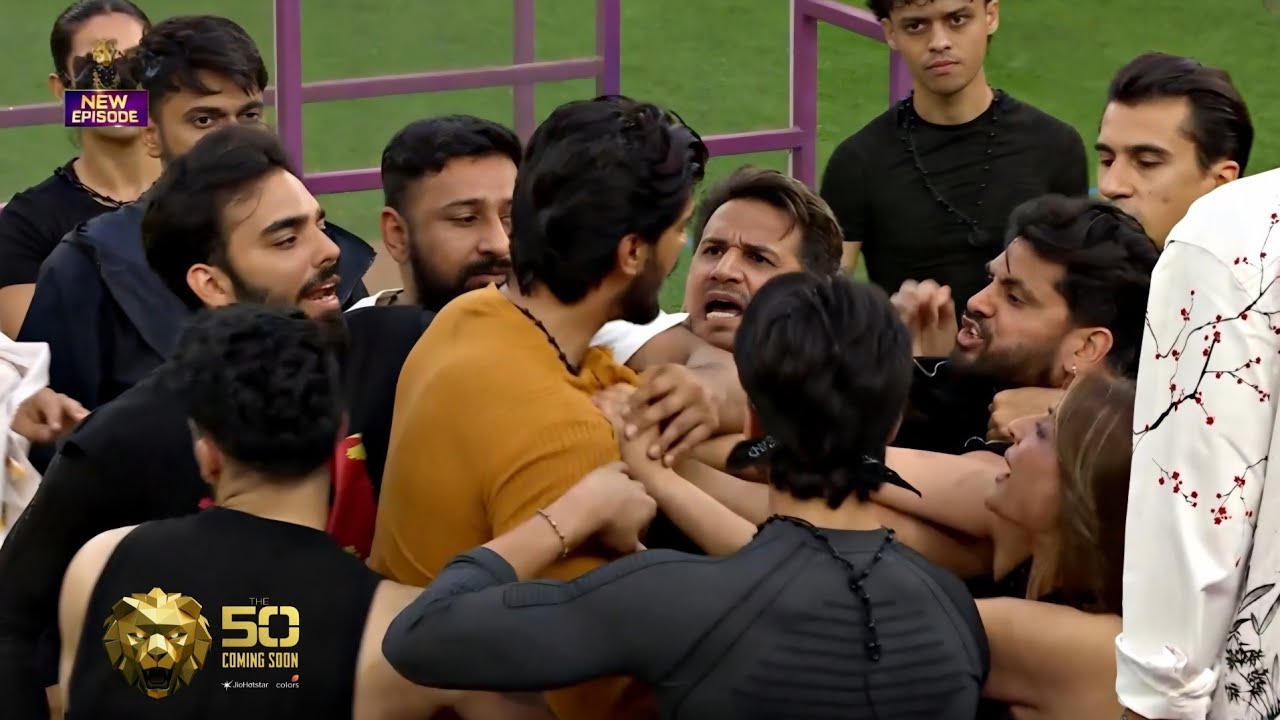 Prince Narula, Shiv Thakre Fight With Arbaaz Patel - The 50 Big Fight | Nikki Tamboli Crying