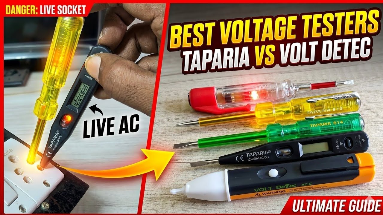 Taparia digital line tester || Electrical Telugu