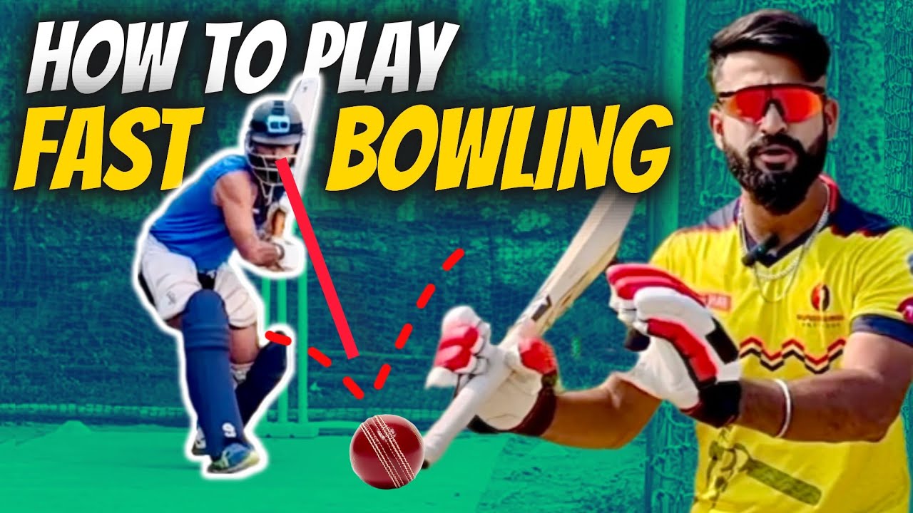 How to Play FAST BOWLING in Cricket : 5 LIFE Changing TIPS by IPL Coach🔥🔥| How to Play PACE Bowling✅
