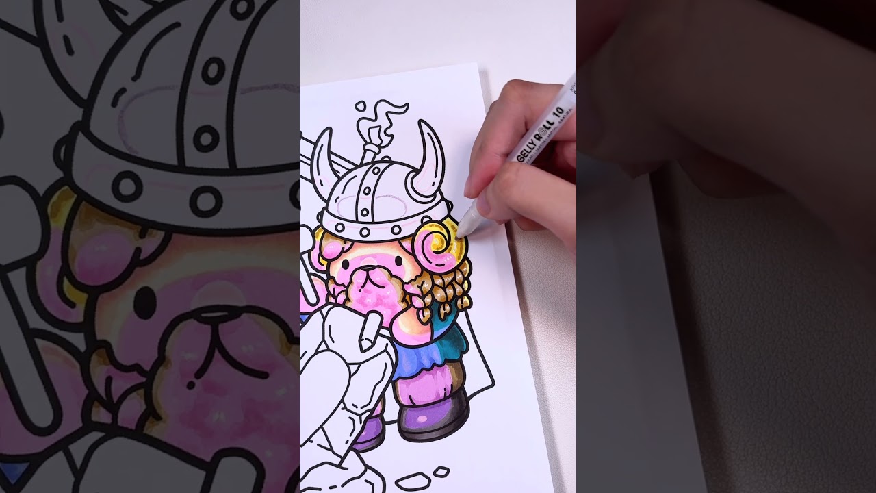 💕🧙🏼 Dwarf Love | Cozy Romantasy Coloring Book by Jade Summer