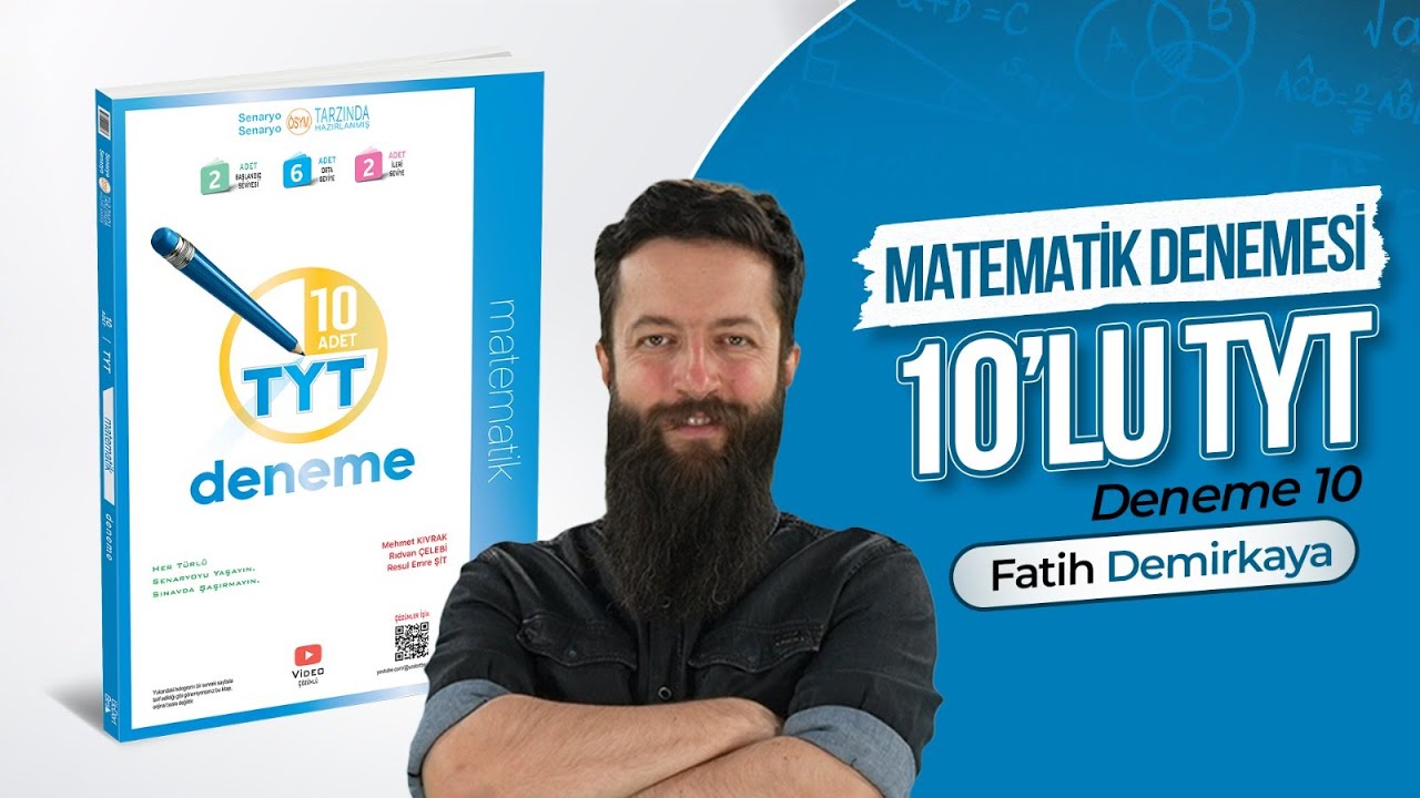 345 YAYINCILIK 10'LU TYT MATEMATİK DENEMESİ- 10