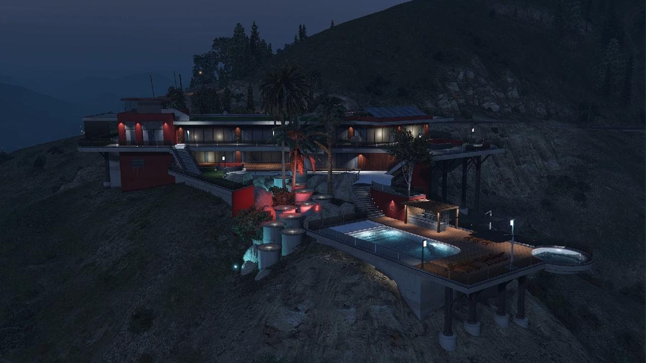 The Tongva Estate - Mansion Tour - GTAV