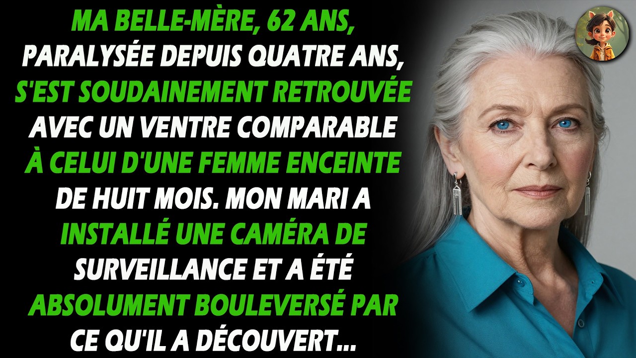 Ma belle-mère de 62 ans, paralysée depuis 4 ans, avait soudainement un ventre comme si elle était...