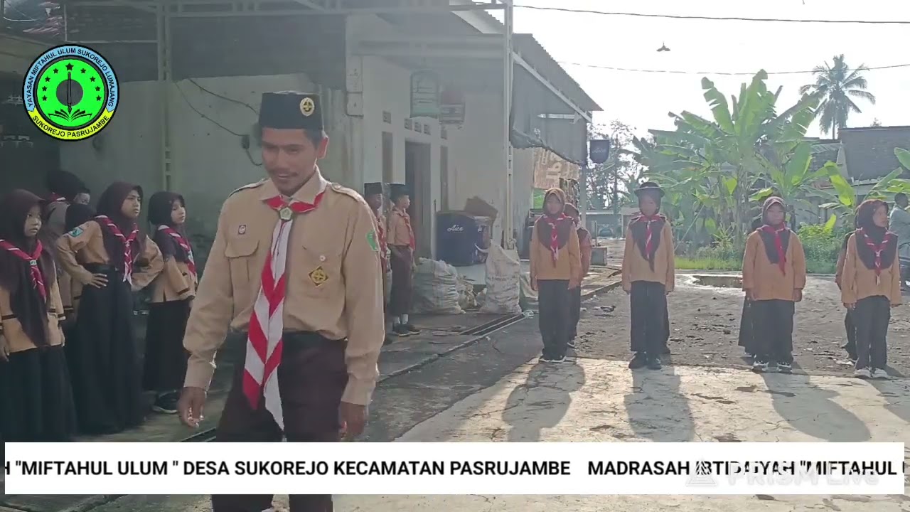 Ucara pembukaan latihan Pramuka 