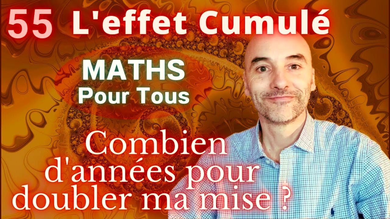 55- Pourcentages et effet cumulé - Maths pour tous