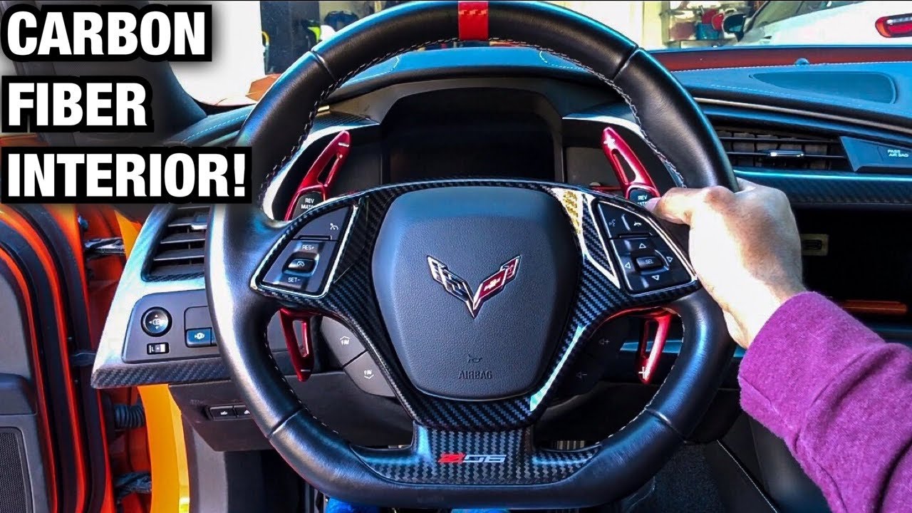 Corvette C7 Carbon Fiber Interior Mods FOR CHEAP!