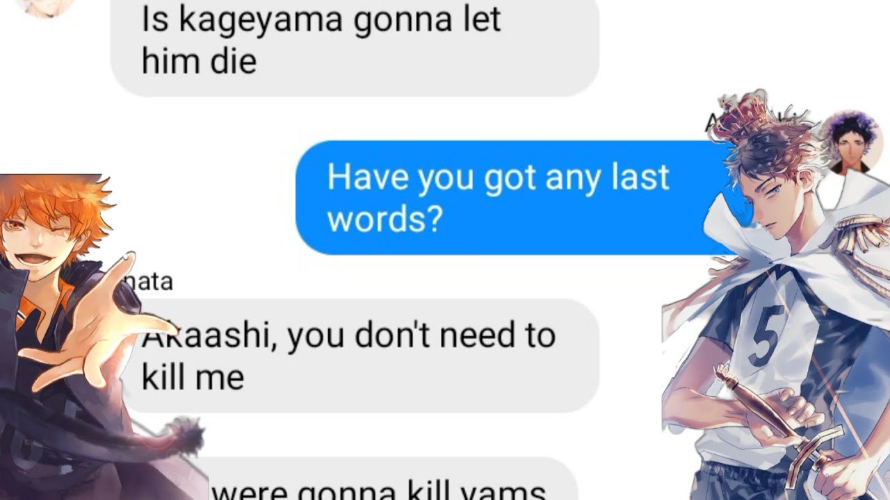Final waltz||Dream smp skit||Haikyuutexts||Ft.Hinata, Yamaguchi and Akaashi