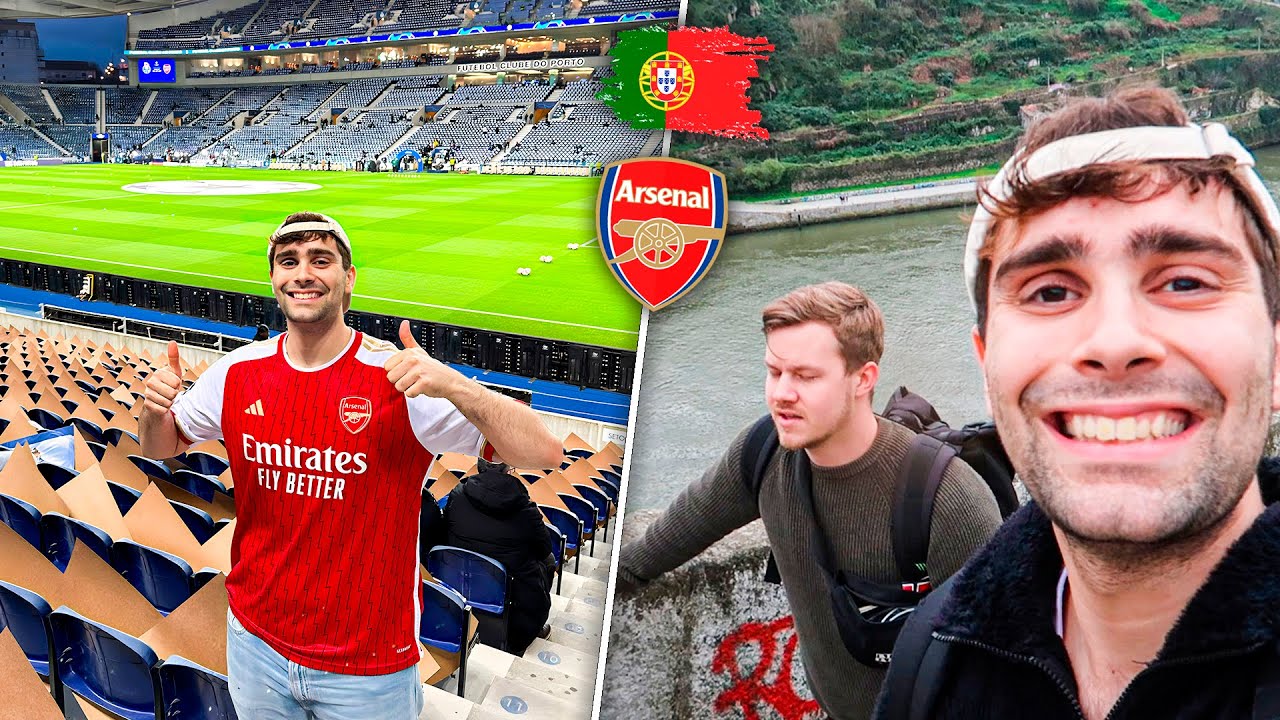 VI TOG TIL PORTUGAL I 24 TIMER FOR AT SE ARSENAL I CHAMPIONS LEAGUE