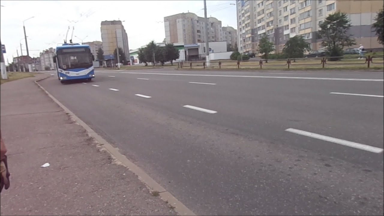 Троллейбусный маршрут №7 (Витебск). Мкр. Фрунзе - Смоленский рынок.