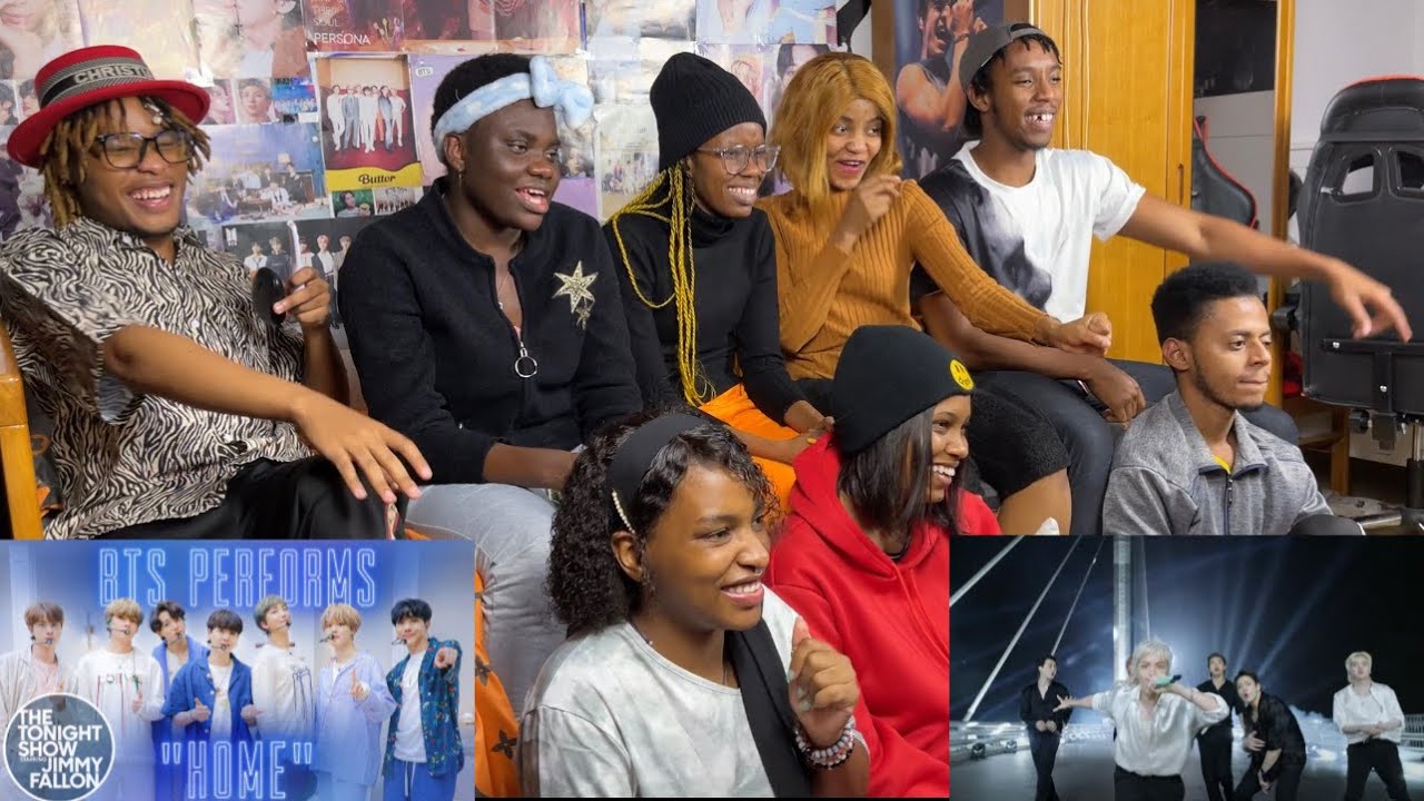 Africans show their friends BTS: HOME & BUTTER The Tonight Show Starring Jimmy Fallon