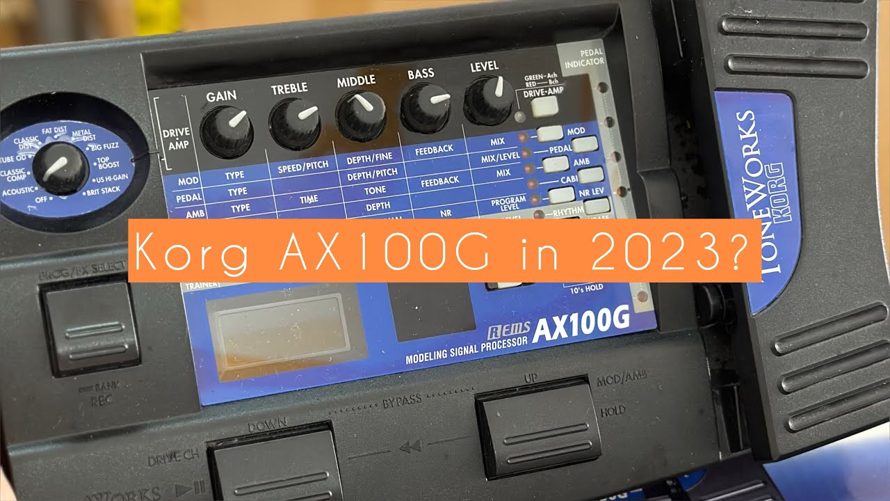 Korg AX100G in 2023 | so WEIRD!!!!!