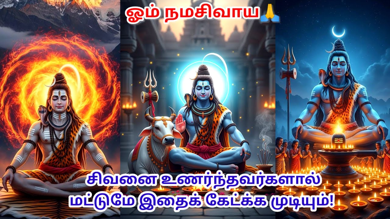 🔱ஈசனை உணர்ந்தவர் களால் மட்டுமே இதைக் கேட்க்க முடியும்🔱 #சிவன் #godmotivation #god #motivation 