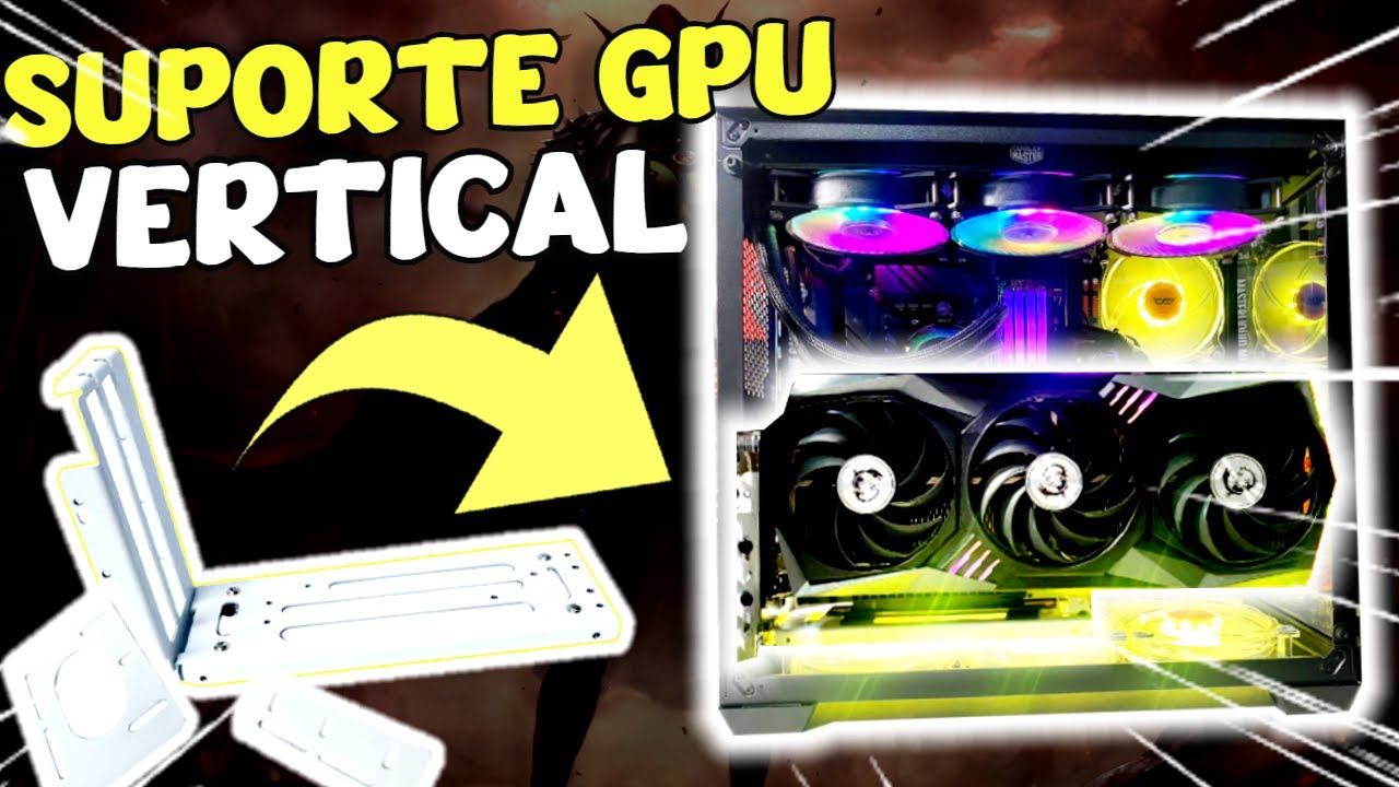 Gabinete Aigo C285 Darkflash - Suporte Gpu Vertical! 😍👍