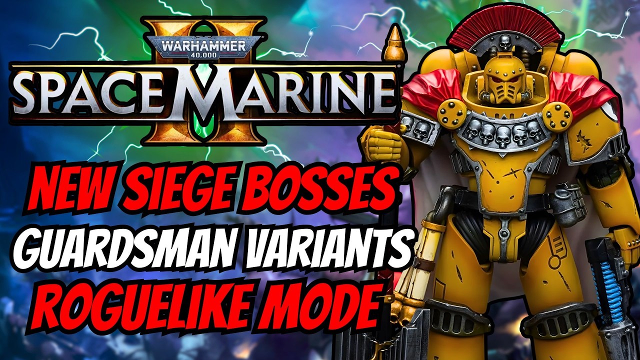 New Siege Bosses+Guardsman Variants and Confirmed Leaks for Patch 13 Explained - Space Marine 2