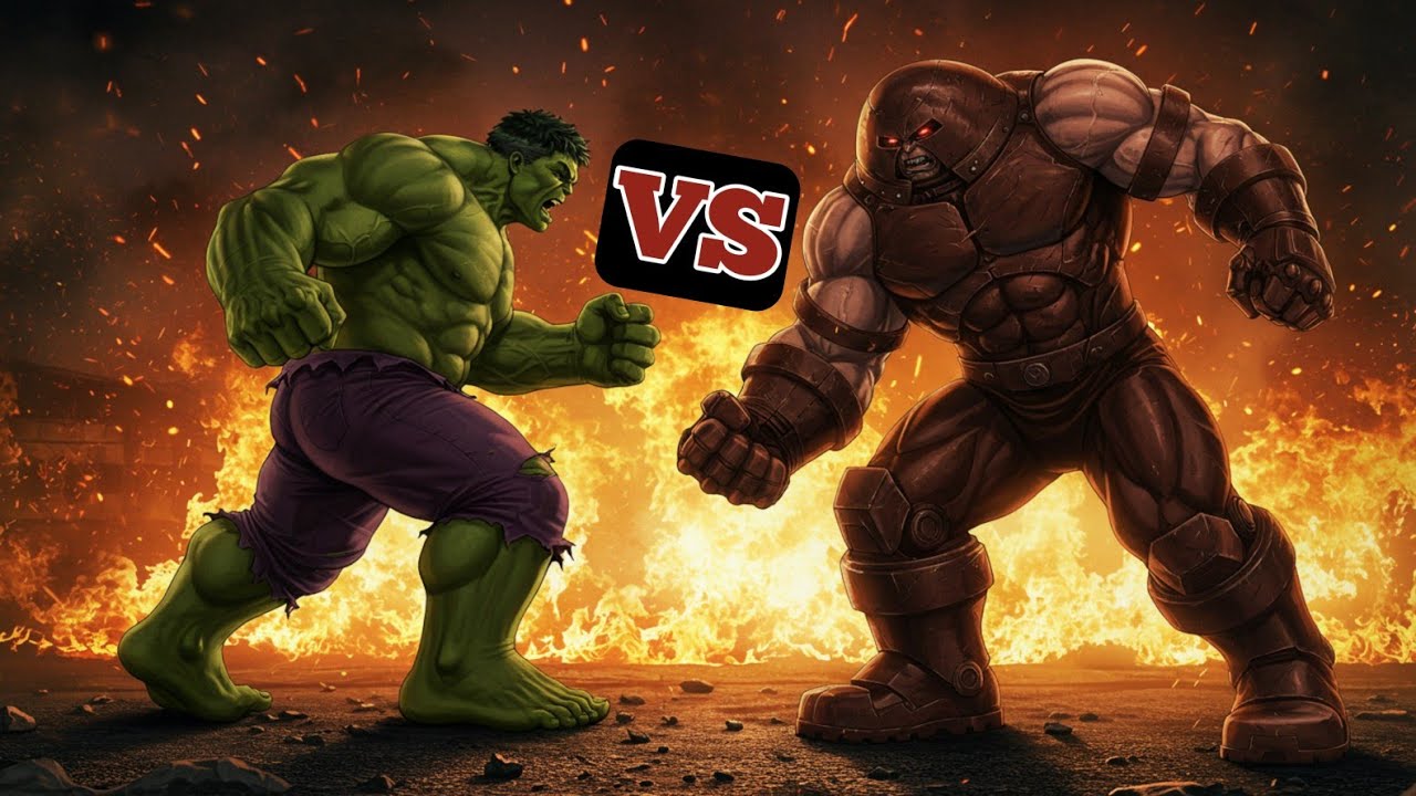 Hulk vs. Juggernaut: The Ultimate Battle of Strength and Unstoppable Force