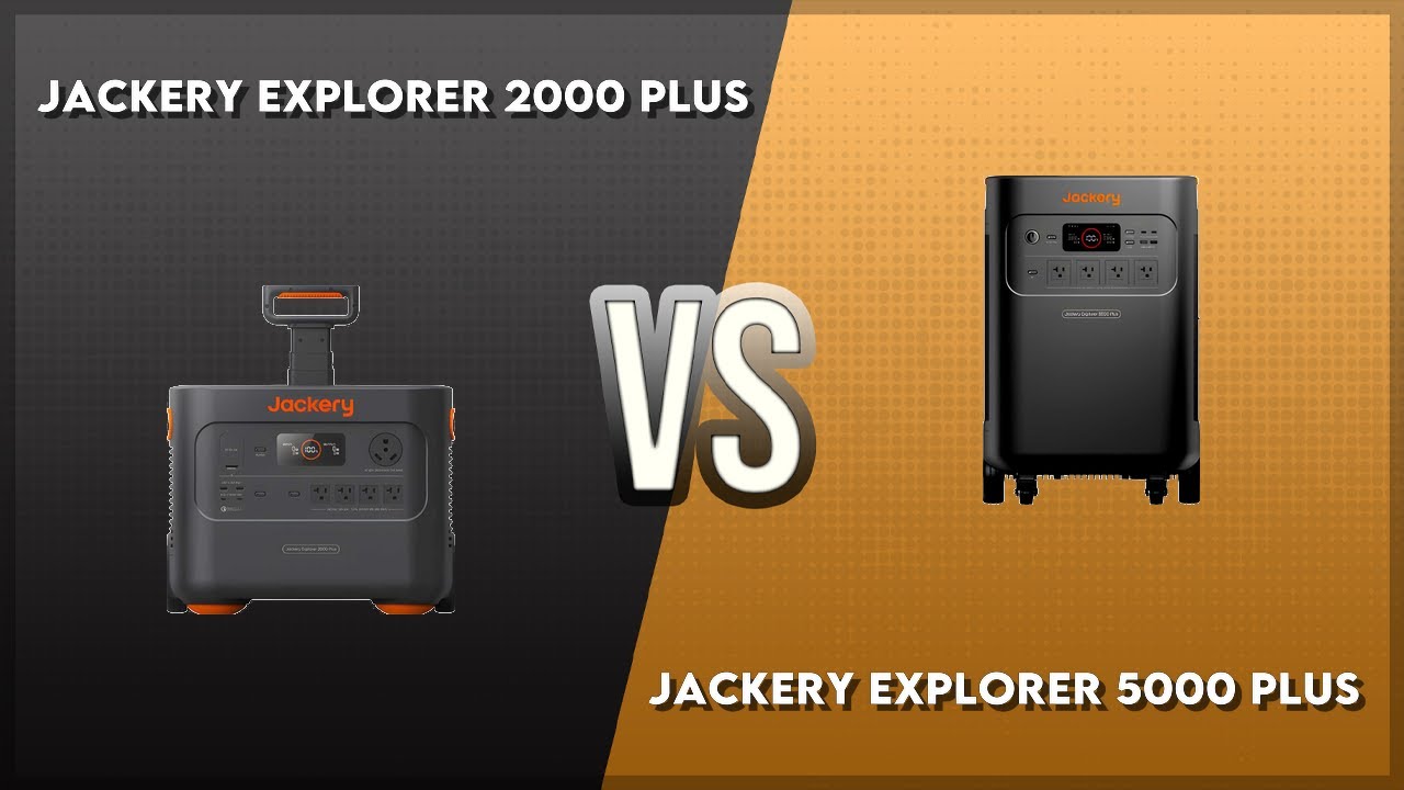 Jackery Explorer 2000 Plus vs Jackery Explorer 5000 Plus Technical Comparison