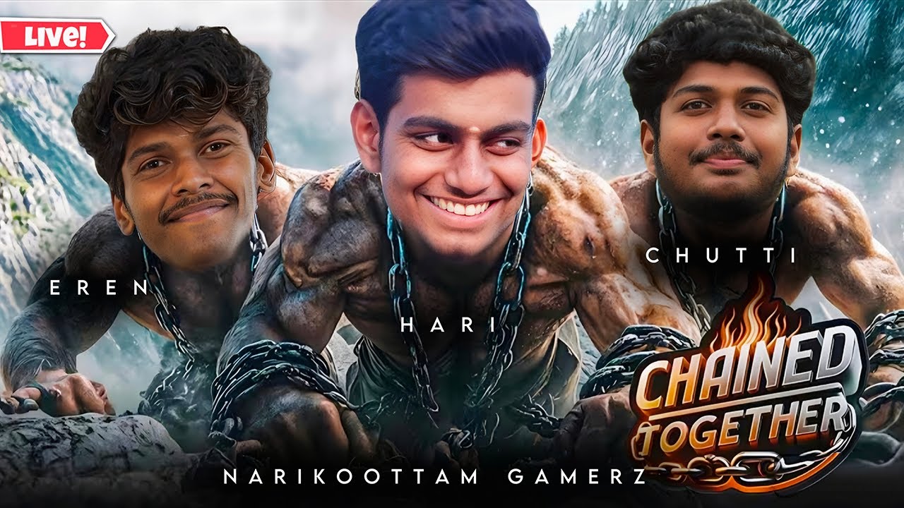 இழு டா இழு நல்லா இழு😁 | CHAINED TOGETHER | #narikoottamgamerz #reaction #tamillive