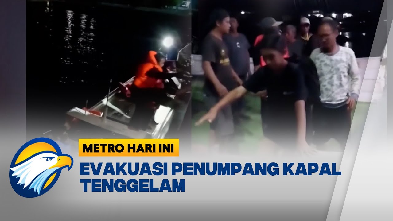 Dramatis, Evakuasi Ratusan Penumpang Tenggelamnya KM Alis Mulia - [Metro Hari Ini]