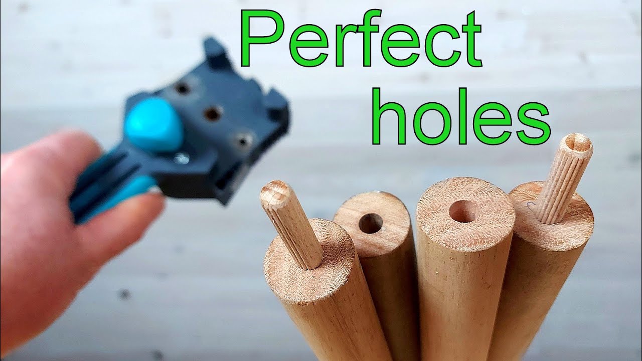 Not That Easy: Drilling Well-Centered Holes in Wooden Dowels