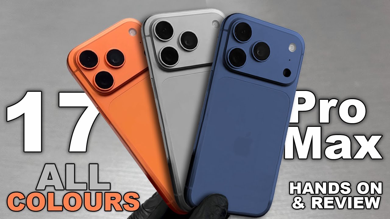 iPhone 17 Pro Max All Colours Hands On and First Impressions!