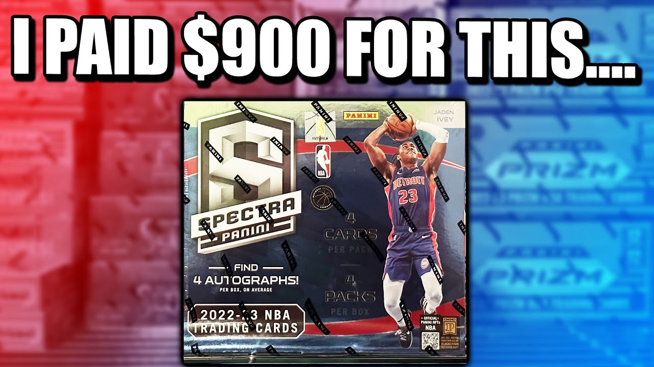 I PAID $900 FOR THIS....... | 2022-23 Panini Spectra NBA Hobby Box Review